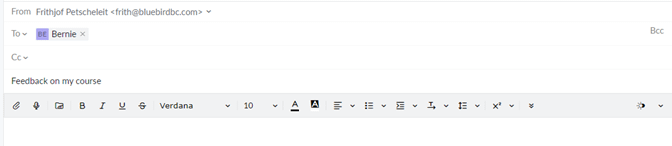 screenshot of an email header